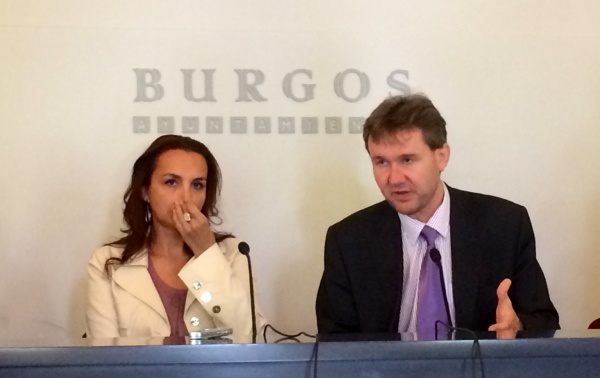 El Alcalde de Burgos, esta mañana en rueda de prensa